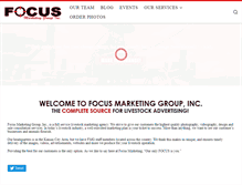 Tablet Screenshot of focusmarketinggroup.net